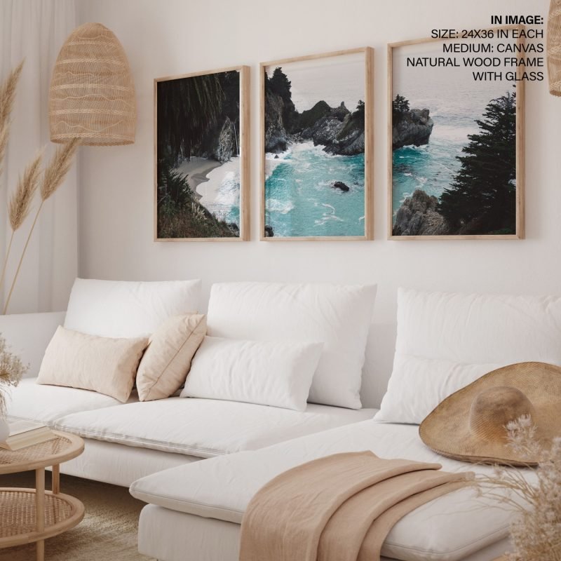 Coastal Photography Framed Wall Art (Set of 3) - Image 2