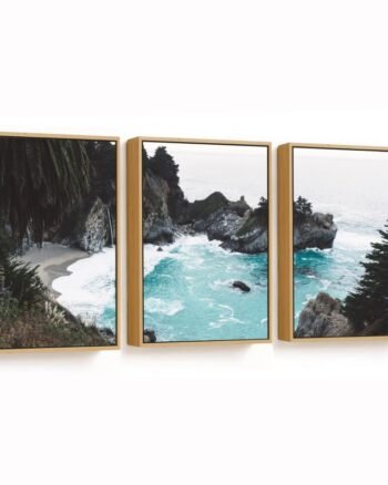 Coastal Photography Framed Wall Art (Set of 3)