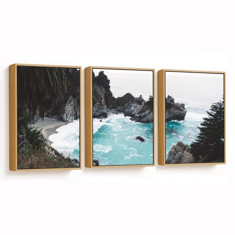 Coastal Photography Framed Wall Art (Set of 3)