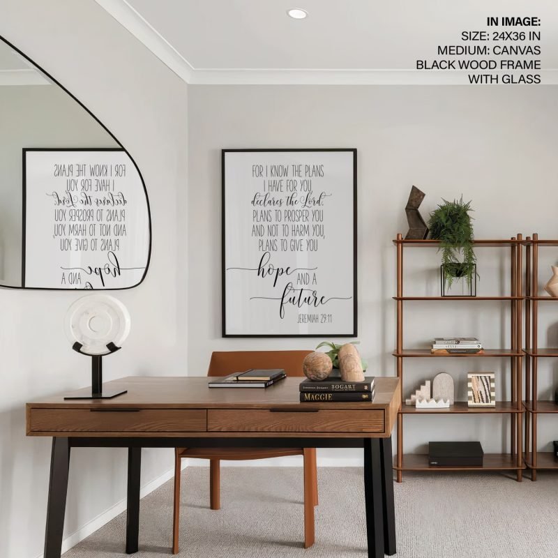 Bible Verse Art For I Know The Plans - Image 2