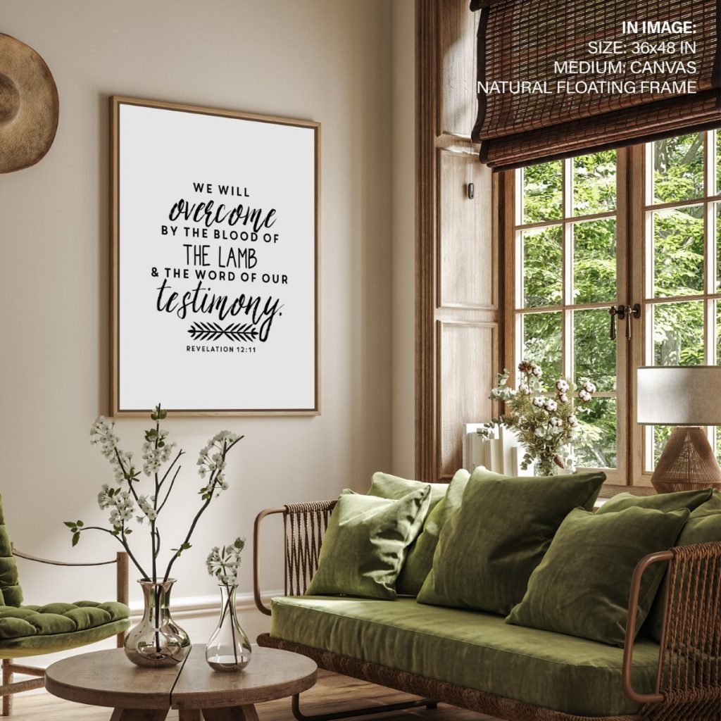 Bible Verse art print framed art scripture - Image 3