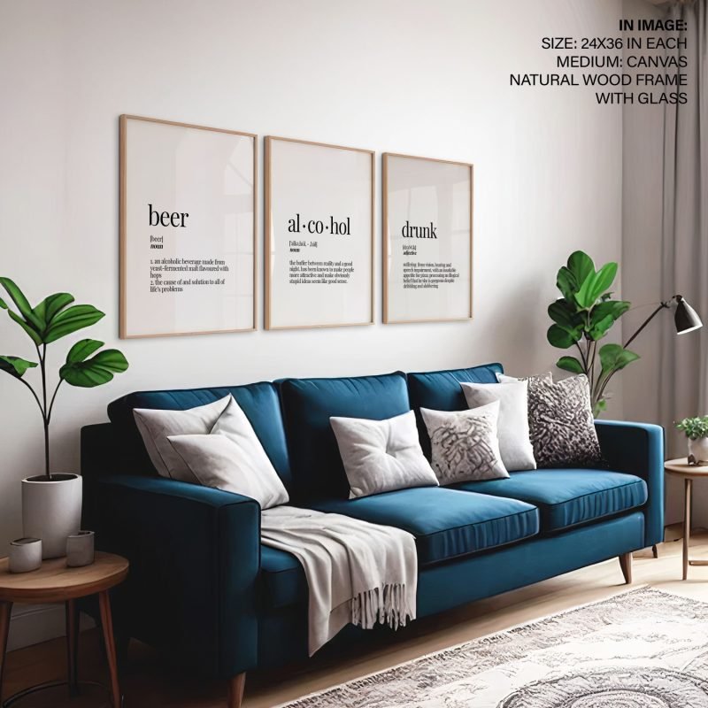 Set of 3 bar quote - beer, alcohol, drunk - Image 4