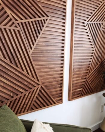 Set of 2 Formal modish Wooden Art