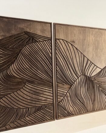 Minimalist Wood Wall Art, Extra Large Wood Wall Art