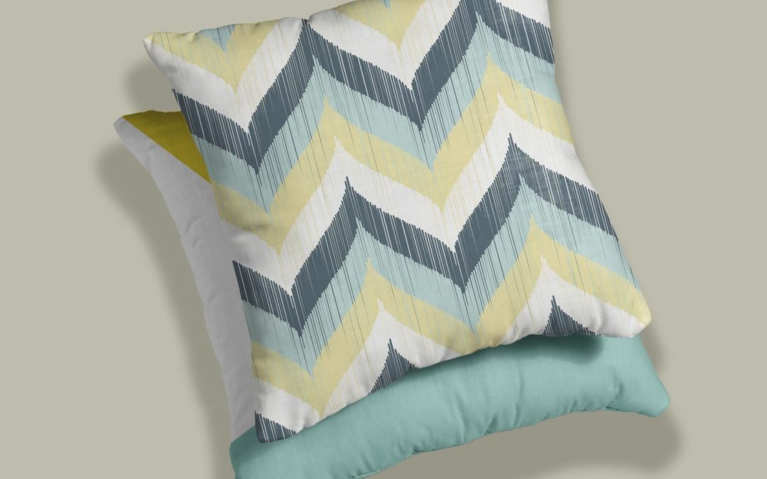Set of 2 zig zag geometric pattern cushion cover - Image 2