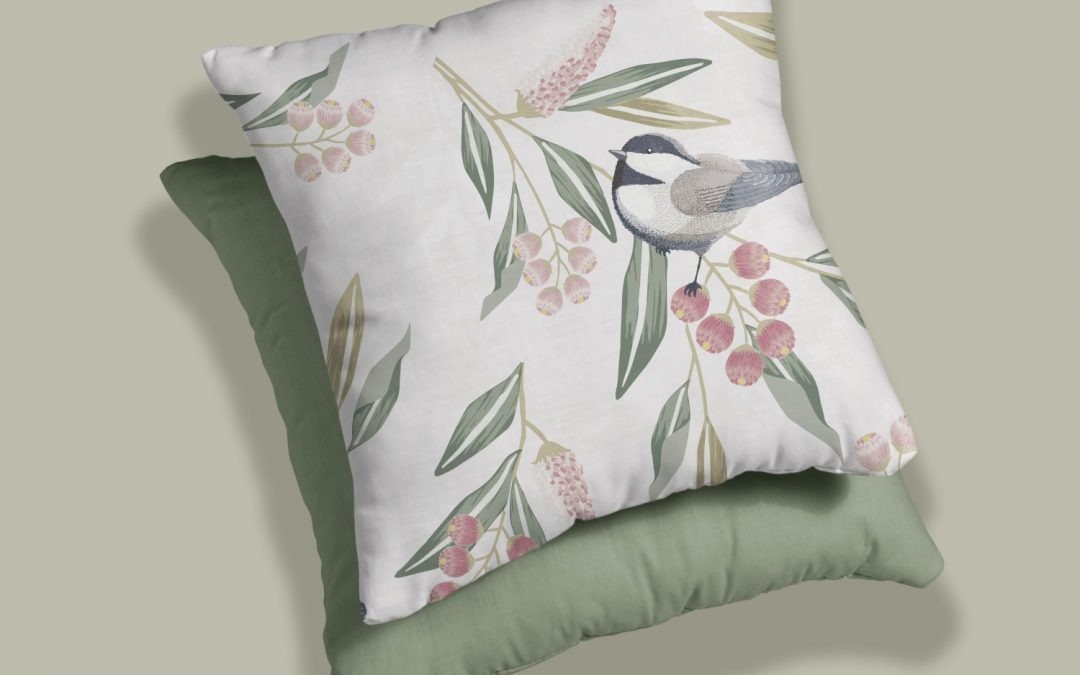 Set of 2 infant floral pattern cushion cover - Image 2