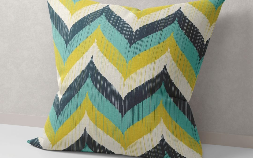 Set of 2 zig zag geometric pattern cushion cover - Image 3