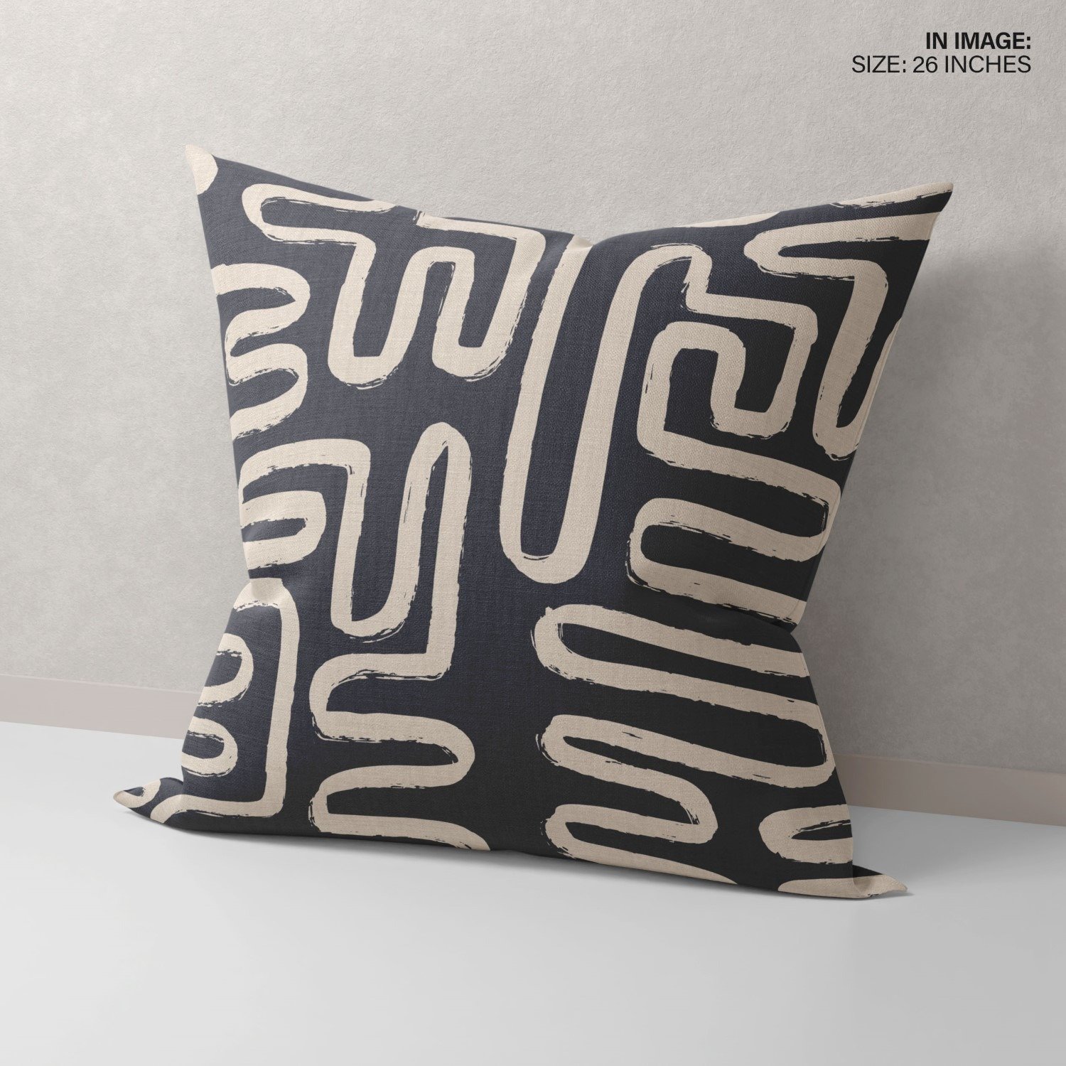 Set of 2 turf contour line cushion cover - Image 5
