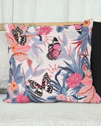 Butterflies Botanical cushion cover