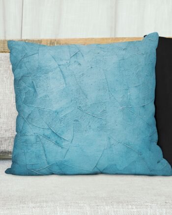 Blue texture pattern cushion cover