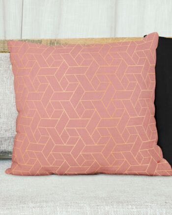Structured lines Geometric cushion cover