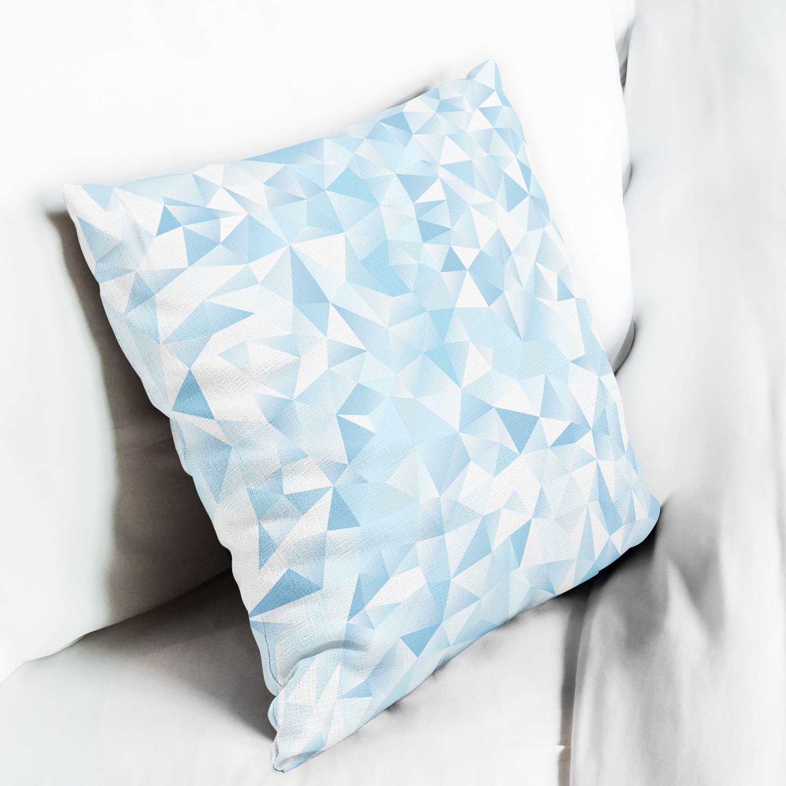 Blue and white 3d design cushion cover - Image 6
