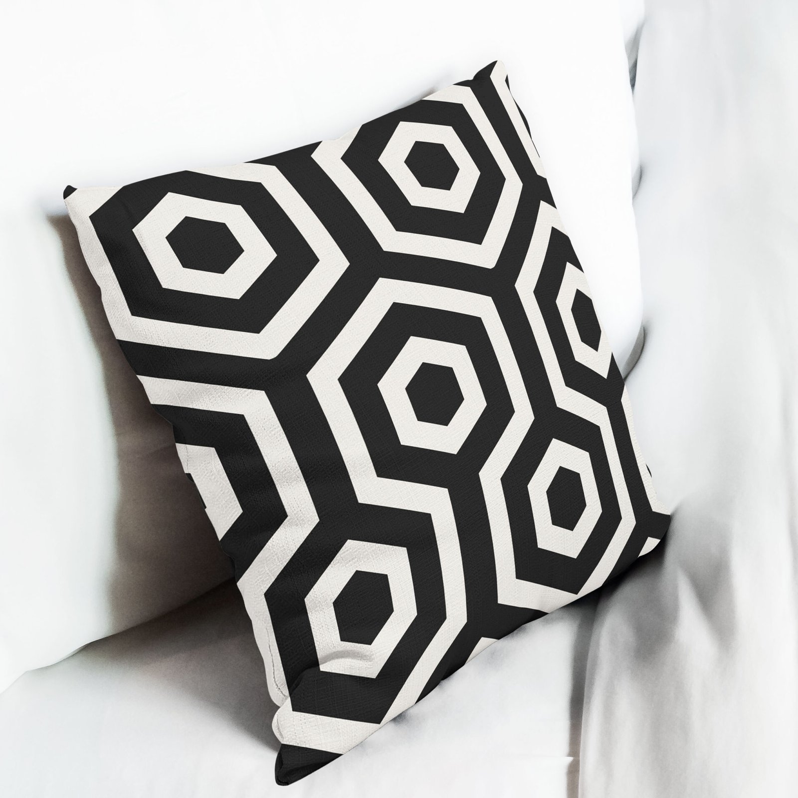 Japanese Pattern Black cushion cover - Image 6