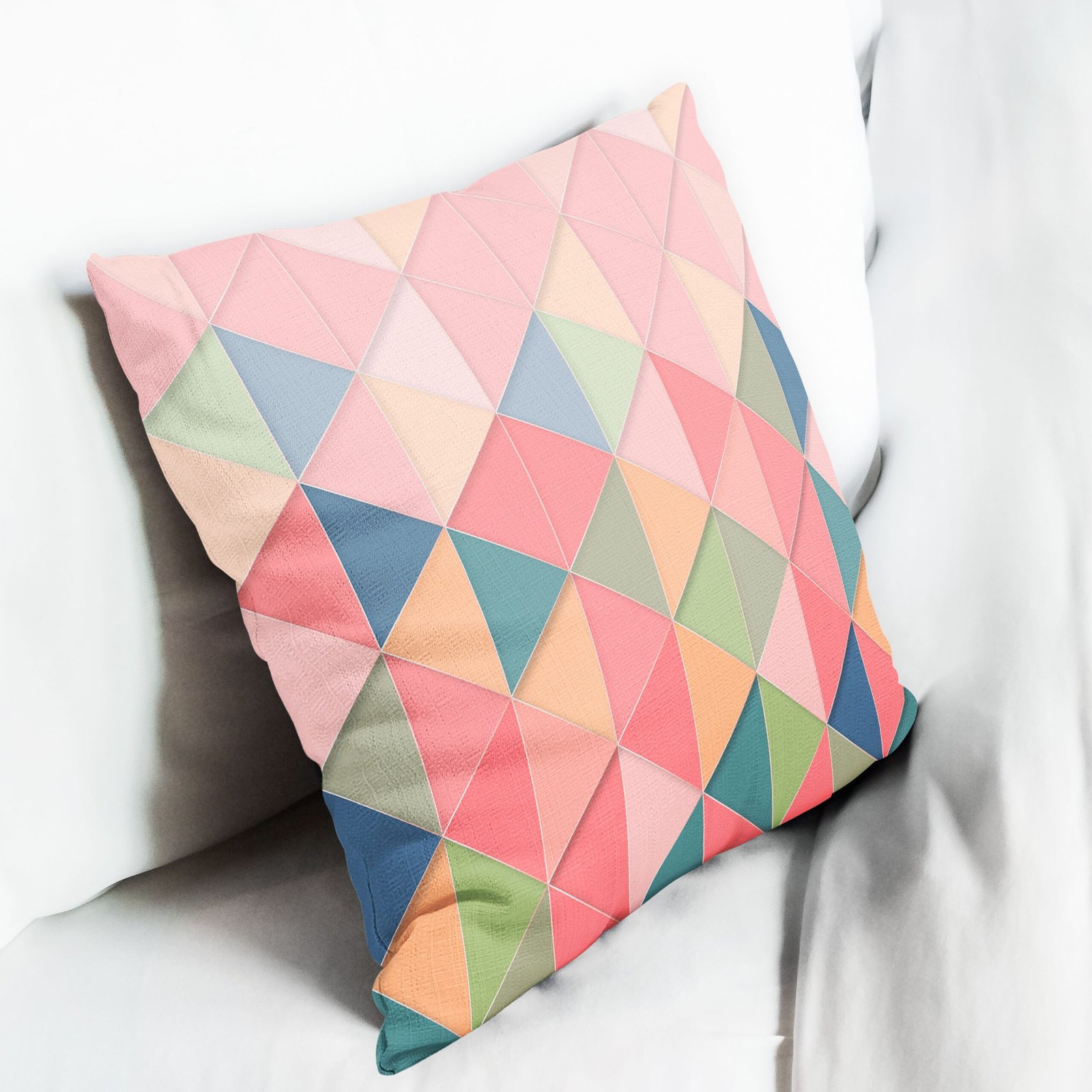 Colorful geometric cushion cover - Image 6