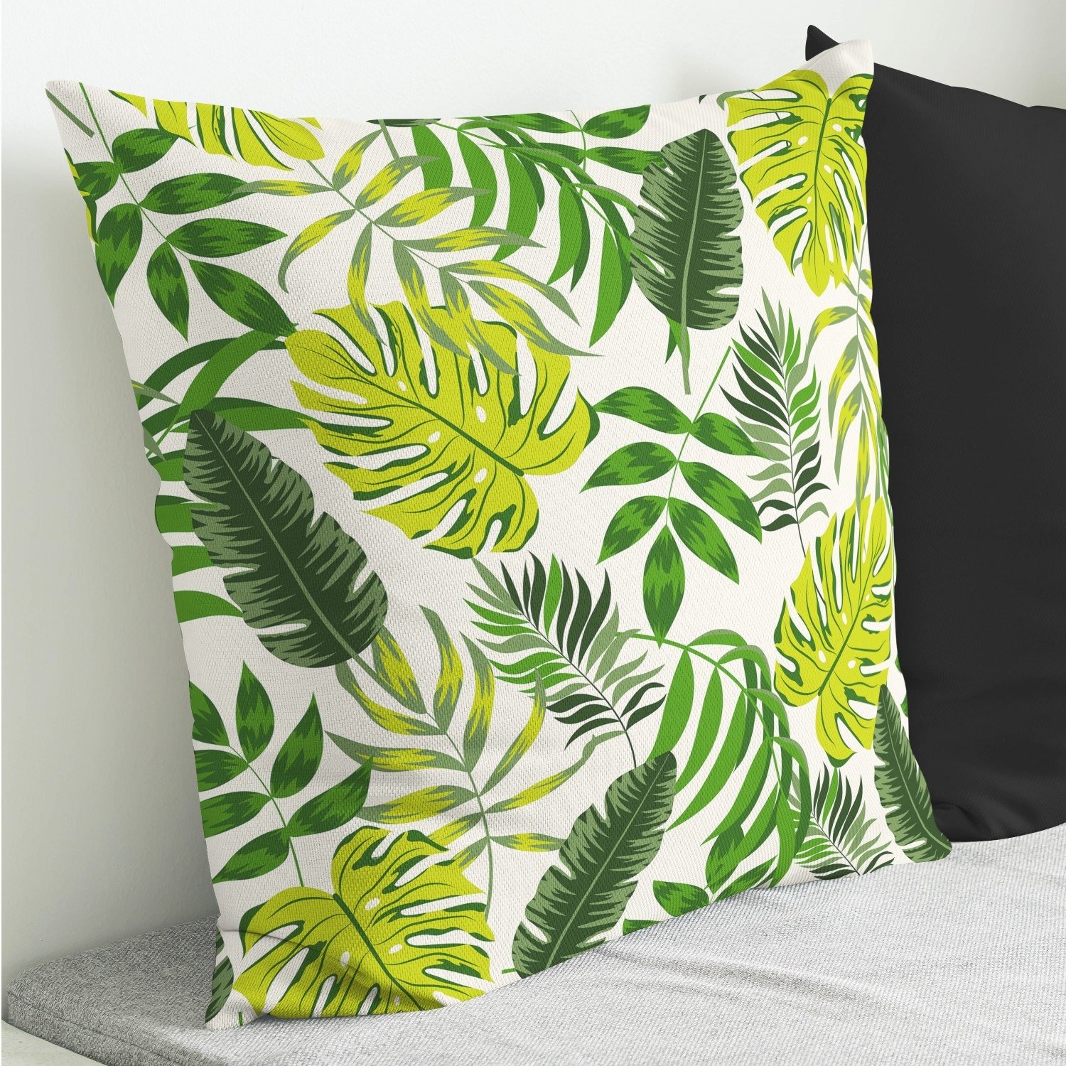 Jungle leaf seamless cushion cover - Image 2