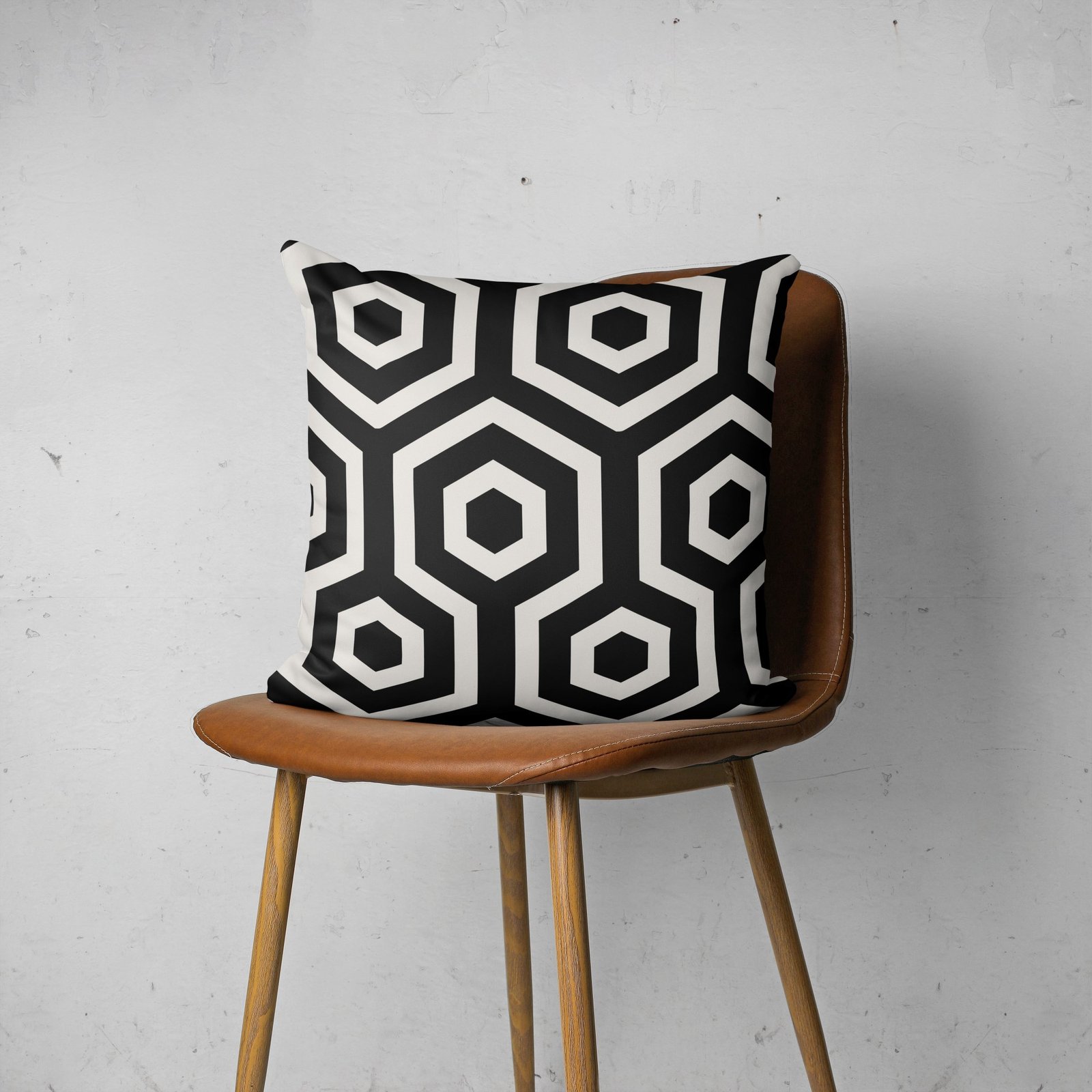 Japanese Pattern Black cushion cover - Image 3