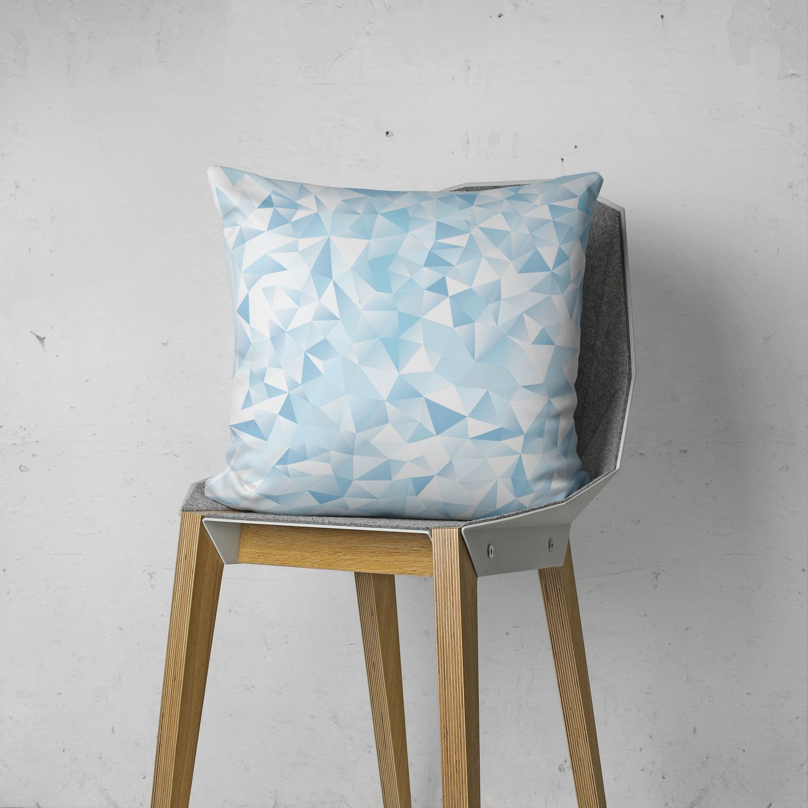 Blue and white 3d design cushion cover - Image 5