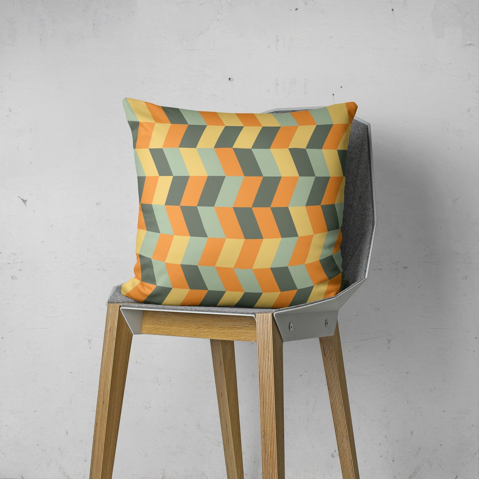 Black and white bear geometric cushion cover - Image 4