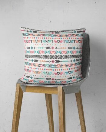 Tribal aztec pattern cushion cover