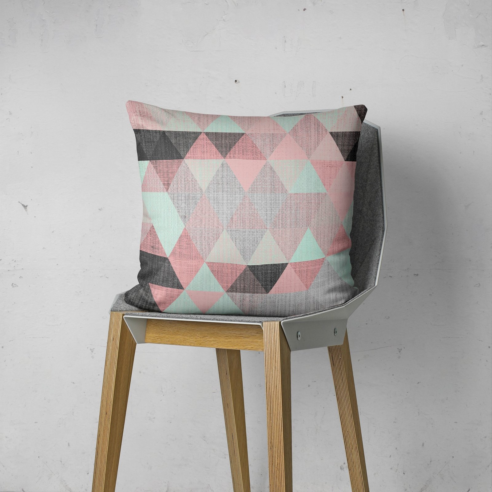 Geometric Scandinavian Art cushion cover