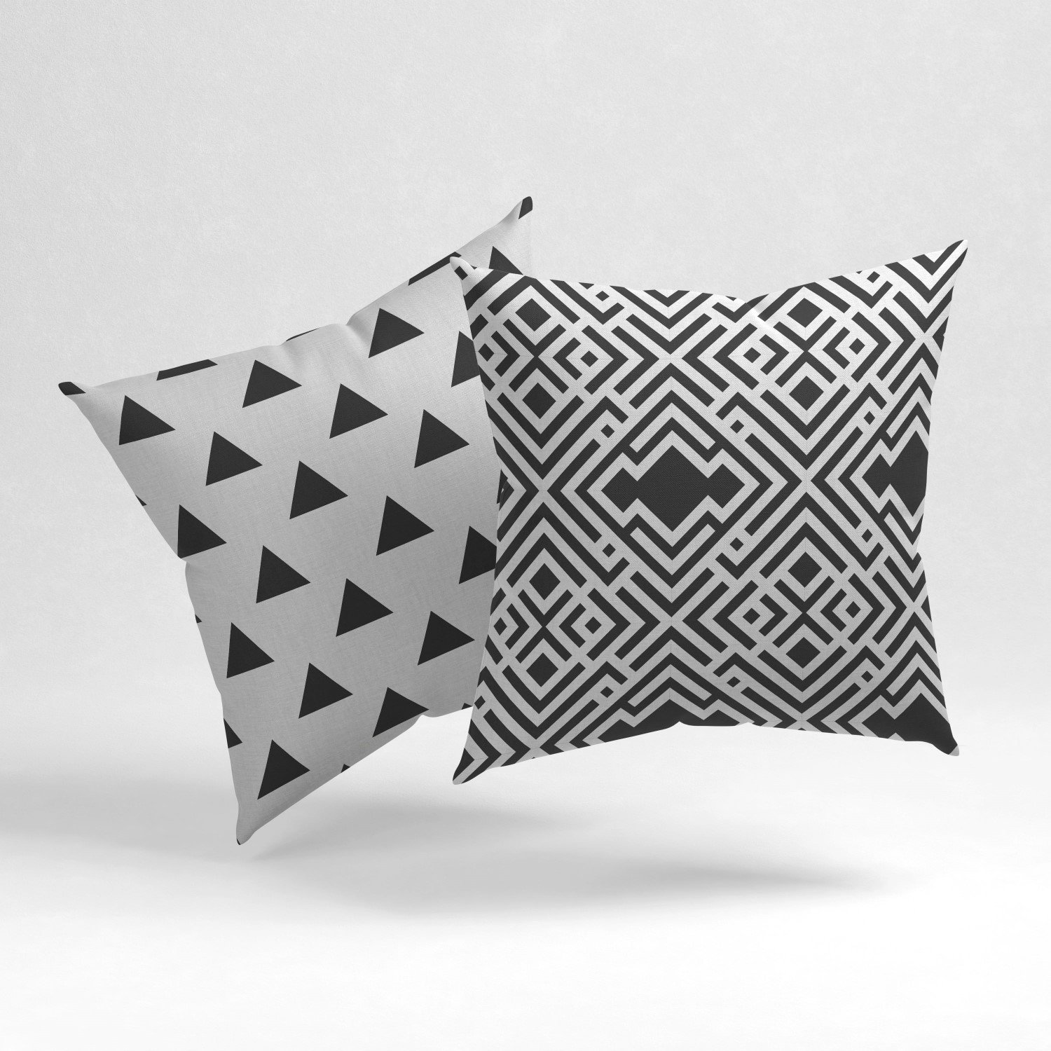 Set of 2 semblance geometric cushion cover - Image 6