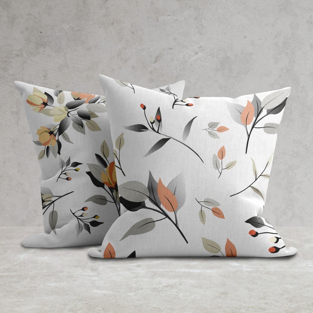 Set of 2 alluring botanical pattern cushion cover - Image 2
