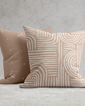 Set of 2 bohemian modish lines cushion cover