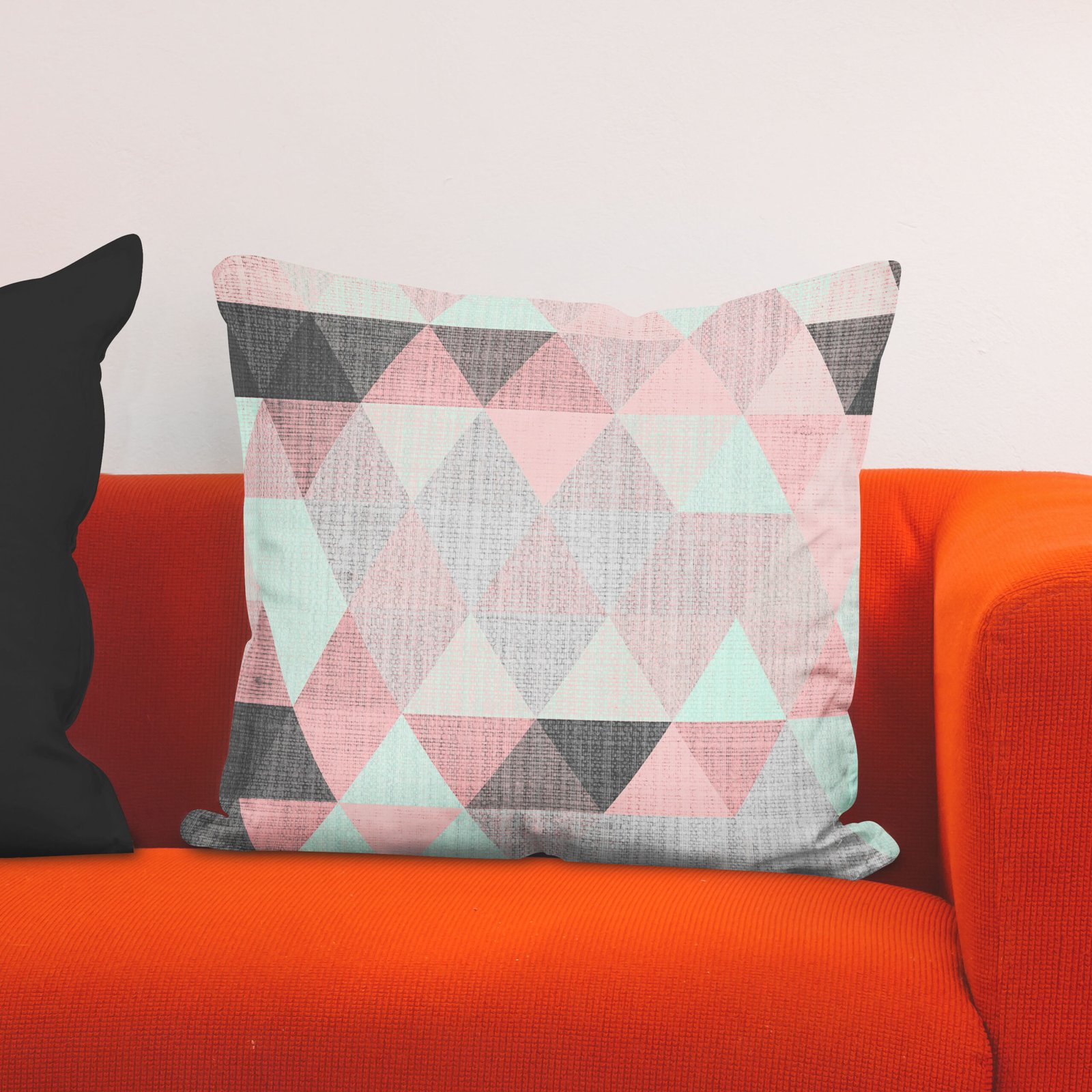 Geometric Scandinavian Art cushion cover - Image 4